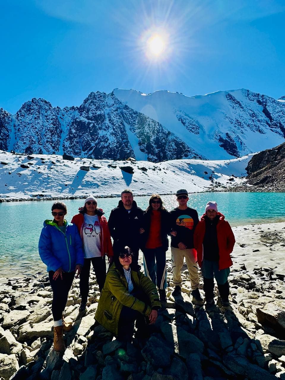 Голубое озеро