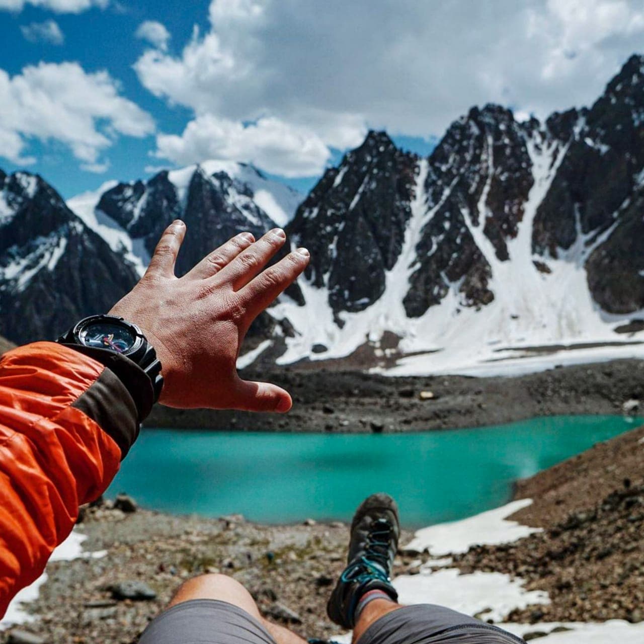 Долина Актру и озеро Джангысколь